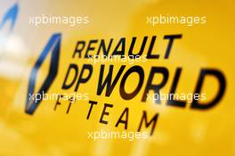 Renault F1 Team logo. 10.07.2020. Formula 1 World Championship, Rd 2, Steiermark Grand Prix, Spielberg, Austria, Practice Day.