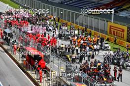 The grid before the start of the race. 12.07.2020. Formula 1 World Championship, Rd 2, Steiermark Grand Prix, Spielberg, Austria, Race Day.