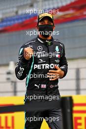 Race winner Lewis Hamilton (GBR) Mercedes AMG F1 celebrates in parc ferme. 12.07.2020. Formula 1 World Championship, Rd 2, Steiermark Grand Prix, Spielberg, Austria, Race Day.