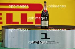 Moet champagne on the podium. 12.07.2020. Formula 1 World Championship, Rd 2, Steiermark Grand Prix, Spielberg, Austria, Race Day.