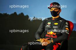 Max Verstappen (NLD) Red Bull Racing in the post qualifying FIA Press Conference. 11.07.2020. Formula 1 World Championship, Rd 2, Steiermark Grand Prix, Spielberg, Austria, Qualifying Day.