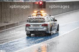 The FIA Safety Car and FIA Medical Car as heavy rain falls in the third practice session. 11.07.2020. Formula 1 World Championship, Rd 2, Steiermark Grand Prix, Spielberg, Austria, Qualifying Day.