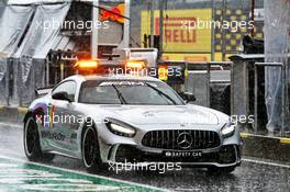 The FIA Safety Car as heavy rain falls in the third practice session. 11.07.2020. Formula 1 World Championship, Rd 2, Steiermark Grand Prix, Spielberg, Austria, Qualifying Day.