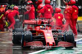 Sebastian Vettel (GER) Ferrari SF1000 leaves the pits. 11.07.2020. Formula 1 World Championship, Rd 2, Steiermark Grand Prix, Spielberg, Austria, Qualifying Day.