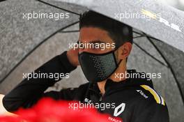 Esteban Ocon (FRA) Renault F1 Team - heavy rain in the paddock. 11.07.2020. Formula 1 World Championship, Rd 2, Steiermark Grand Prix, Spielberg, Austria, Qualifying Day.