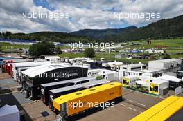 Renault F1 Team - Paddock atmosphere. 12.07.2020. Formula 1 World Championship, Rd 2, Steiermark Grand Prix, Spielberg, Austria, Race Day.
