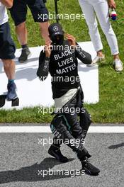 Lewis Hamilton (GBR) Mercedes AMG F1 on the grid. 12.07.2020. Formula 1 World Championship, Rd 2, Steiermark Grand Prix, Spielberg, Austria, Race Day.