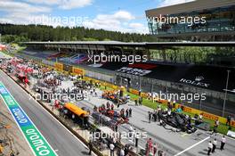 The grid before the start of the race. 12.07.2020. Formula 1 World Championship, Rd 2, Steiermark Grand Prix, Spielberg, Austria, Race Day.