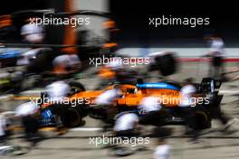 McLaren F1 pit stop practice 12.07.2020. Formula 1 World Championship, Rd 2, Steiermark Grand Prix, Spielberg, Austria, Race Day.
