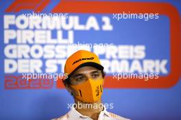 Lando Norris (GBR) McLaren in the FIA Press Conference. 09.07.2020. Formula 1 World Championship, Rd 2, Steiermark Grand Prix, Spielberg, Austria, Preparation Day.