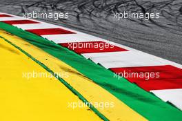 Circuit atmosphere - kerb detail. 09.07.2020. Formula 1 World Championship, Rd 2, Steiermark Grand Prix, Spielberg, Austria, Preparation Day.