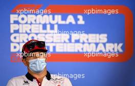 Kimi Raikkonen (FIN) Alfa Romeo Racing in the FIA Press Conference. 09.07.2020. Formula 1 World Championship, Rd 2, Steiermark Grand Prix, Spielberg, Austria, Preparation Day.