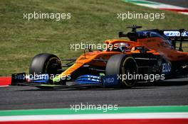 Carlos Sainz Jr (ESP) McLaren MCL35 - front wing. 11.09.2020. Formula 1 World Championship, Rd 9, Tuscan Grand Prix, Mugello, Italy, Practice Day.