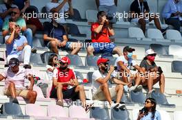 Circuit atmosphere - fans in the grandstand. 11.09.2020. Formula 1 World Championship, Rd 9, Tuscan Grand Prix, Mugello, Italy, Practice Day.
