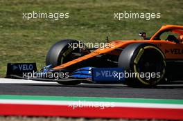 Carlos Sainz Jr (ESP) McLaren MCL35 - front wing. 11.09.2020. Formula 1 World Championship, Rd 9, Tuscan Grand Prix, Mugello, Italy, Practice Day.