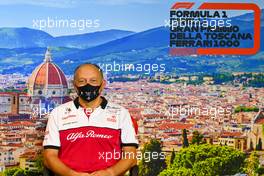 Frederic Vasseur (FRA) Alfa Romeo Racing Team Principal in the FIA Press Conference. 11.09.2020. Formula 1 World Championship, Rd 9, Tuscan Grand Prix, Mugello, Italy, Practice Day.