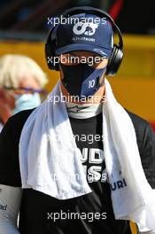 Pierre Gasly (FRA) AlphaTauri on the grid. 13.09.2020. Formula 1 World Championship, Rd 9, Tuscan Grand Prix, Mugello, Italy, Race Day.
