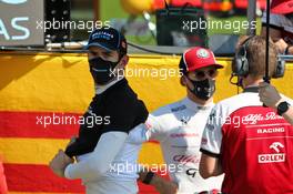 Nicholas Latifi (CDN) Williams Racing on the grid. 13.09.2020. Formula 1 World Championship, Rd 9, Tuscan Grand Prix, Mugello, Italy, Race Day.