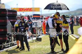 Esteban Ocon (FRA) Renault F1 Team on the grid. 13.09.2020. Formula 1 World Championship, Rd 9, Tuscan Grand Prix, Mugello, Italy, Race Day.