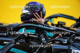 Race winner Lewis Hamilton (GBR) Mercedes AMG F1 W11 in parc ferme. 13.09.2020. Formula 1 World Championship, Rd 9, Tuscan Grand Prix, Mugello, Italy, Race Day.
