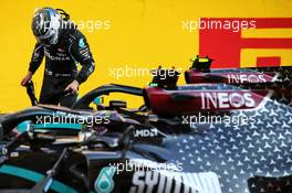 Valtteri Bottas (FIN) Mercedes AMG F1 W11 in parc ferme. 13.09.2020. Formula 1 World Championship, Rd 9, Tuscan Grand Prix, Mugello, Italy, Race Day.