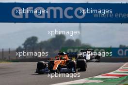 Lando Norris (GBR) McLaren MCL35. 13.09.2020. Formula 1 World Championship, Rd 9, Tuscan Grand Prix, Mugello, Italy, Race Day.