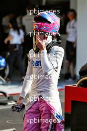 Lance Stroll (CDN) Racing Point F1 Team in the pits. 13.09.2020. Formula 1 World Championship, Rd 9, Tuscan Grand Prix, Mugello, Italy, Race Day.