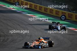 Lando Norris (GBR) McLaren MCL35. 13.09.2020. Formula 1 World Championship, Rd 9, Tuscan Grand Prix, Mugello, Italy, Race Day.