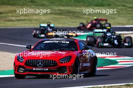 Valtteri Bottas (FIN) Mercedes AMG F1 W11 leads behind the FIA Safety Car. 13.09.2020. Formula 1 World Championship, Rd 9, Tuscan Grand Prix, Mugello, Italy, Race Day.