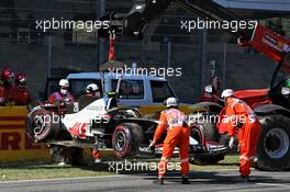 Kevin Magnussen (DEN) Haas VF-20 crashed out of the race. 13.09.2020. Formula 1 World Championship, Rd 9, Tuscan Grand Prix, Mugello, Italy, Race Day.