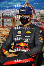 Max Verstappen (NLD) Red Bull Racing in the post qualifying FIA Press Conference. 12.09.2020. Formula 1 World Championship, Rd 9, Tuscan Grand Prix, Mugello, Italy, Qualifying Day.