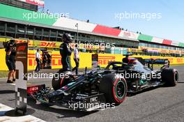 Lewis Hamilton (GBR) Mercedes AMG F1 W11 in qualifying parc ferme. 12.09.2020. Formula 1 World Championship, Rd 9, Tuscan Grand Prix, Mugello, Italy, Qualifying Day.
