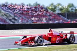 Mick Schumacher (GER) Prema Racing Formula 2 Driver in the Ferrari F2004. 13.09.2020. Formula 1 World Championship, Rd 9, Tuscan Grand Prix, Mugello, Italy, Race Day.
