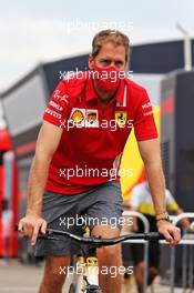 Sebastian Vettel (GER) Ferrari. 10.09.2020. Formula 1 World Championship, Rd 9, Tuscan Grand Prix, Mugello, Italy, Preparation Day.