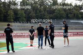 Nicholas Latifi (CDN) Williams Racing walks the circuit with the team. 10.09.2020. Formula 1 World Championship, Rd 9, Tuscan Grand Prix, Mugello, Italy, Preparation Day.