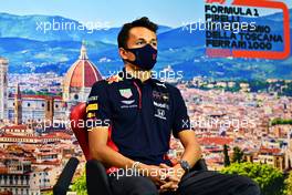 Alexander Albon (THA) Red Bull Racing in the FIA Press Conference. 10.09.2020. Formula 1 World Championship, Rd 9, Tuscan Grand Prix, Mugello, Italy, Preparation Day.