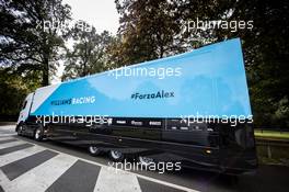 Williams Racing truck heads from Monza to Mugello. 10.09.2020. Formula 1 World Championship, Rd 9, Tuscan Grand Prix, Mugello, Italy, Preparation Day.