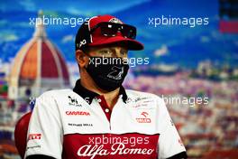 Kimi Raikkonen (FIN) Alfa Romeo Racing in the FIA Press Conference. 10.09.2020. Formula 1 World Championship, Rd 9, Tuscan Grand Prix, Mugello, Italy, Preparation Day.