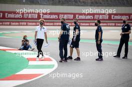 Pierre Gasly (FRA) AlphaTauri walks the circuit with the team. 10.09.2020. Formula 1 World Championship, Rd 9, Tuscan Grand Prix, Mugello, Italy, Preparation Day.