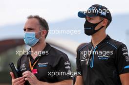 George Russell (GBR) Williams Racing walks the circuit with the team. 10.09.2020. Formula 1 World Championship, Rd 9, Tuscan Grand Prix, Mugello, Italy, Preparation Day.