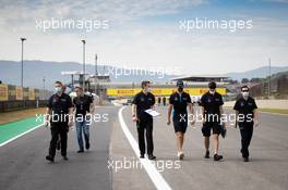 Nicholas Latifi (CDN) Williams Racing walks the circuit with the team. 10.09.2020. Formula 1 World Championship, Rd 9, Tuscan Grand Prix, Mugello, Italy, Preparation Day.