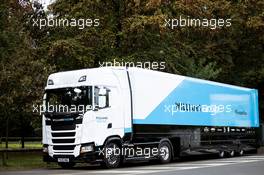 Williams Racing truck heads from Monza to Mugello. 10.09.2020. Formula 1 World Championship, Rd 9, Tuscan Grand Prix, Mugello, Italy, Preparation Day.
