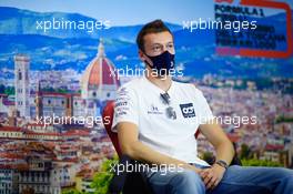 Daniil Kvyat (RUS) AlphaTauri in the FIA Press Conference. 10.09.2020. Formula 1 World Championship, Rd 9, Tuscan Grand Prix, Mugello, Italy, Preparation Day.