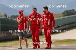 Sebastian Vettel (GER) Ferrari walks the circuit with the team. 10.09.2020. Formula 1 World Championship, Rd 9, Tuscan Grand Prix, Mugello, Italy, Preparation Day.