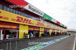 Circuit atmosphere - McLaren pit garages. 10.09.2020. Formula 1 World Championship, Rd 9, Tuscan Grand Prix, Mugello, Italy, Preparation Day.