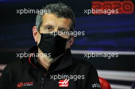 Guenther Steiner (ITA) Haas F1 Team Prinicipal in the FIA Press Conference. 13.11.2020 Formula 1 World Championship, Rd 14, Turkish Grand Prix, Istanbul, Turkey, Practice Day.