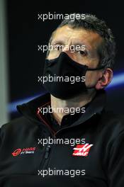 Guenther Steiner (ITA) Haas F1 Team Prinicipal in the FIA Press Conference. 13.11.2020 Formula 1 World Championship, Rd 14, Turkish Grand Prix, Istanbul, Turkey, Practice Day.