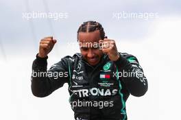 Race winner and World Champion Lewis Hamilton (GBR) Mercedes AMG F1 celebrates in parc ferme. 15.11.2020. Formula 1 World Championship, Rd 14, Turkish Grand Prix, Istanbul, Turkey, Race Day.