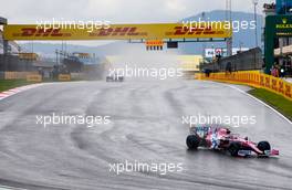 Lance Stroll (CDN) Racing Point F1 Team RP20. 15.11.2020. Formula 1 World Championship, Rd 14, Turkish Grand Prix, Istanbul, Turkey, Race Day.