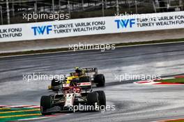 Kimi Raikkonen (FIN) Alfa Romeo Racing C39. 15.11.2020. Formula 1 World Championship, Rd 14, Turkish Grand Prix, Istanbul, Turkey, Race Day.